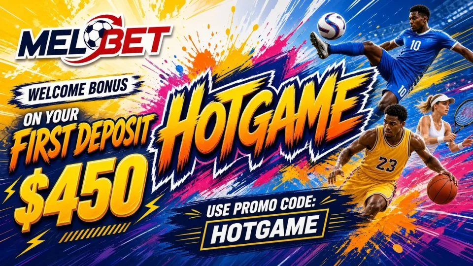 PROMO CODE MELBET HOTGAME gets you $450 on your first deposit when entered in the right field